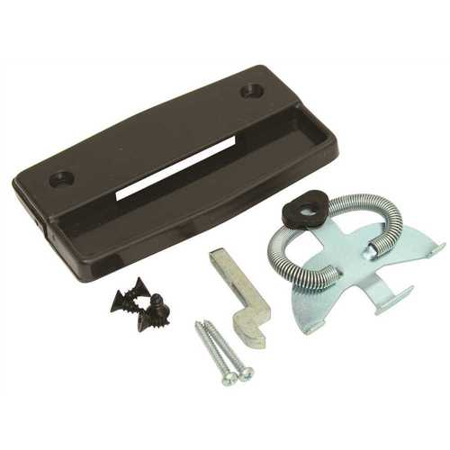 PrimeLine 901161BNT Patio Screen Door Latch And Pull