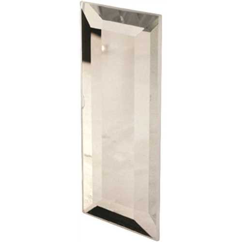 Mirrored Glass Self-Adhesive Finger Pull - Pair