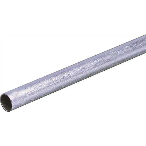 Allied Tube & Conduit 101568 EMT Conduit, 10 ft L, Galvanized Steel, Galvanized