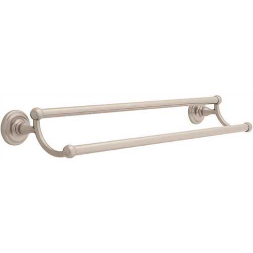 Decor Bathware 9045SN Jamestown 24 In. Double Towel Bar in Satin