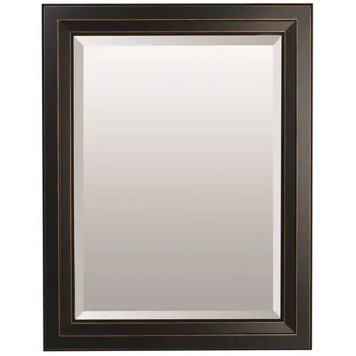 American Pride 952941B286 29 in. x 41 in. Custom Select Framed Beveled Makeup Mirror in Venetian Bronze