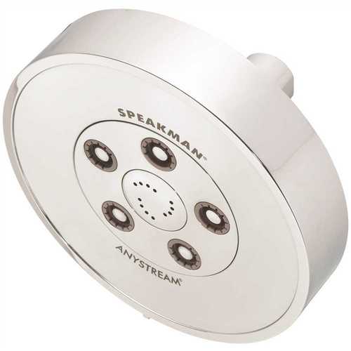 Speakman S-3010 Neo Anystream 3-Spray 5.5 in. Fixed Shower Head in Polished Chrome