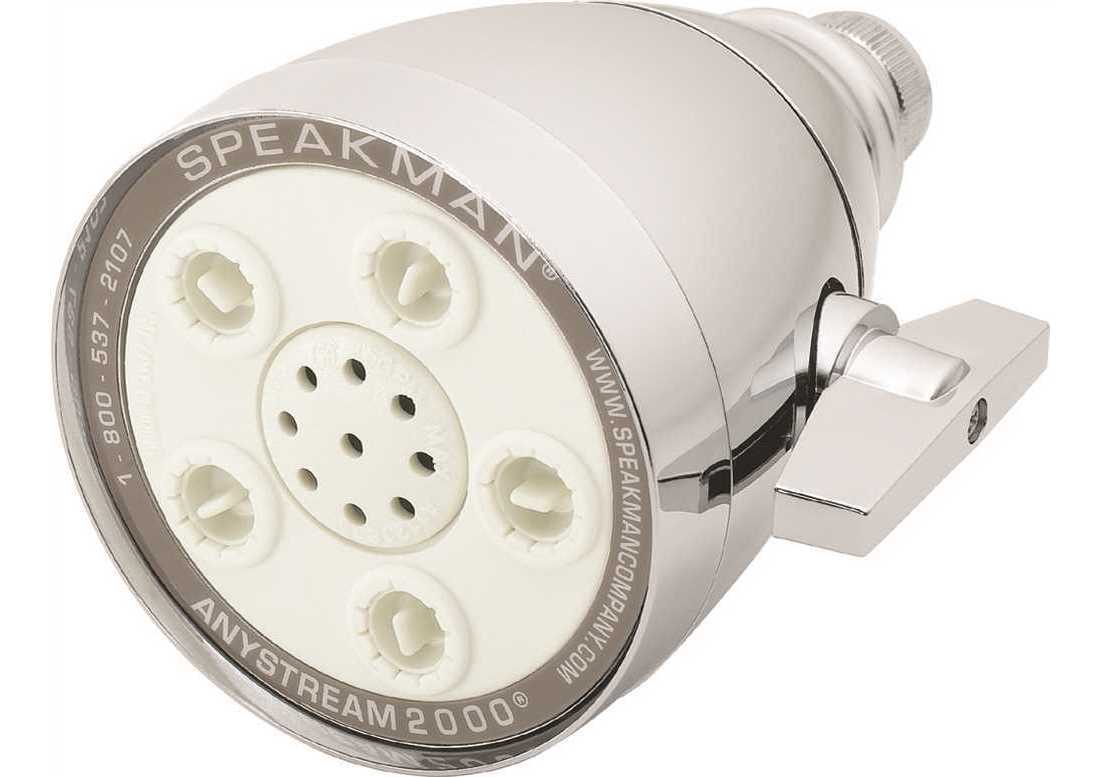 Speakman Anystream 360° Chrome Shower Head With popular 3 Main Stream Settings