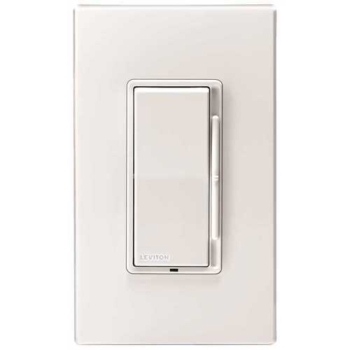 Leviton 011-DSM10-1LZ Decora Universal Dimmer, 450-Watt LED and CFL ...