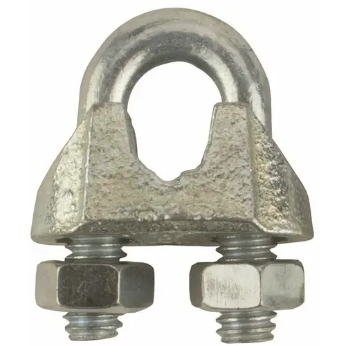 1/4 in. Wire Rope Clip - Pair Metallic