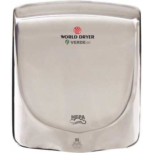 Polished Stainless Steel Electric Hand Dryer