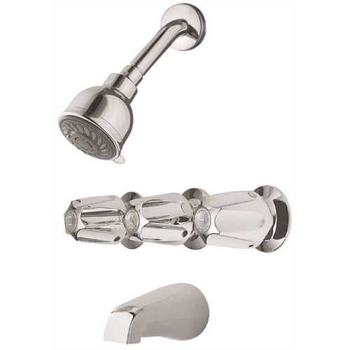 Pfister G01-1120 3-Handle 3-Spray Tub and Shower Faucet in Polished Chrome (Valve Included)