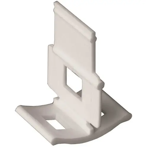LASH Curved Floor Tile Leveling System, Clips Part A White - pack of 4800