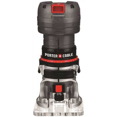 Porter-Cable PCE6435 5.6 Amp Variable Speed 1/4 in. Laminate Trimmer Black