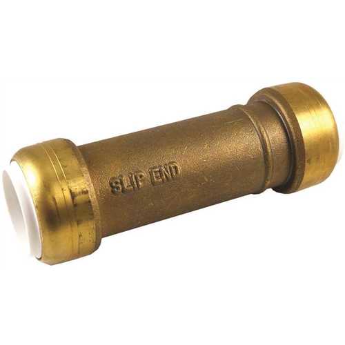 3/4 in. Brass Push-to-Connect PVC IPS Slip Repair Coupling