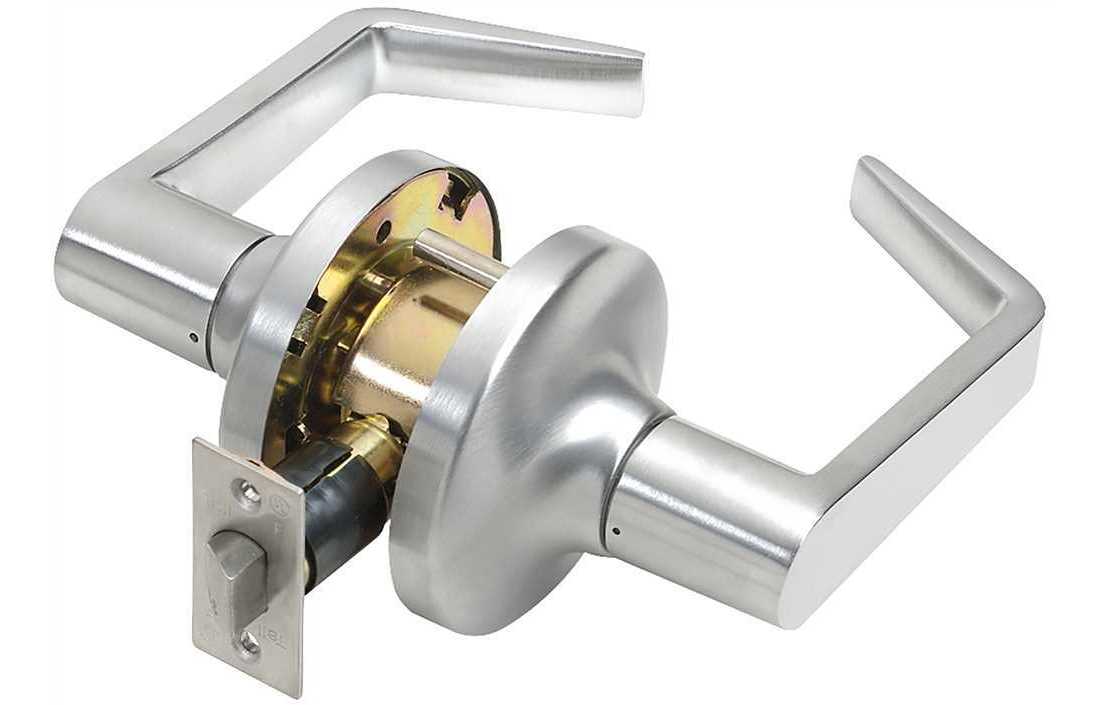 Tell DB2051 32D ADJ ADA SCC Satin Stainless Steel Single Cylinder Deadbolt