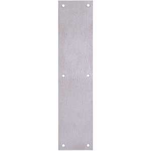 Tell Manufacturing PUSH PLATE P3515630 CLAM SHELL 3.5 in. x 15 in. Satin Stainless Steel Push Plate