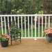 Peak Aluminum Railing 50100 4 ft. White Aluminum Hand and Base Rail