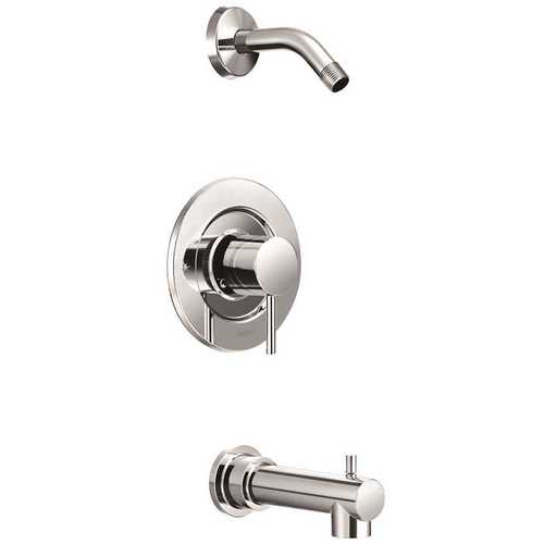 Moen T2193NH Align Single-Handle Posi-Temp Tub and Shower Faucet Trim Kit in Chrome (Showerhead and Valve Not Included)