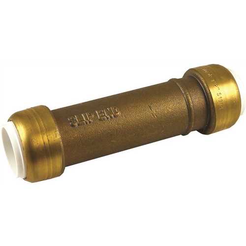 1/2 in. Brass Push-to-Connect PVC IPS Slip Repair Coupling