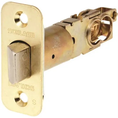 Schlage 16-210 605 Springlatch Adjustable Triple Option F Series, 1" x 2-1/4", 605/US3 Bright Brass