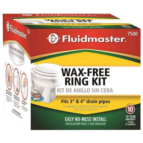 Fluidmaster Wax-Free Toilet Bowl Gasket