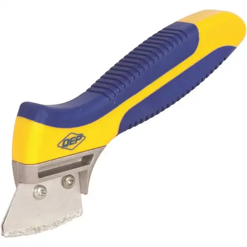 QEP 10092Q Professional Handheld Grout Saw for Cleaning, Stripping and Removing Grout Blue