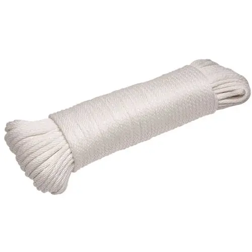 1/4 in. x 200 ft. White Braided Polyester Clothesline Pack of 6