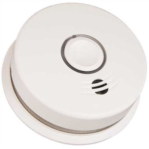 Kidde 21028114 Hardwire Smoke Detector with 10-Year Battery Backup and Intelligent Wire-Free Voice Interconnect