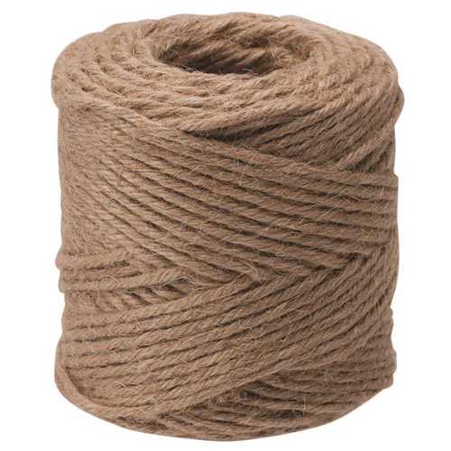 #30 x 190 ft. Twisted Jute Twine, Natural Pack of 20