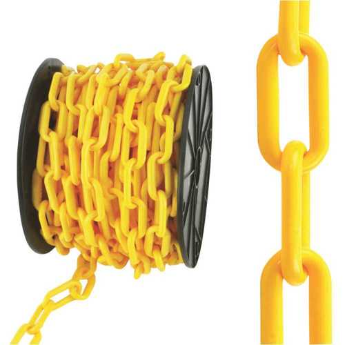 #8 x 50 ft. Plastic Chain, Yellow