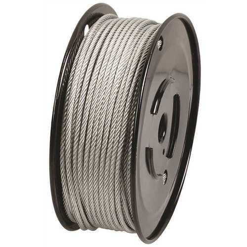 Everbilt 806320 1/16 in. x 500 ft. Galvanized Steel Uncoated Wire Rope