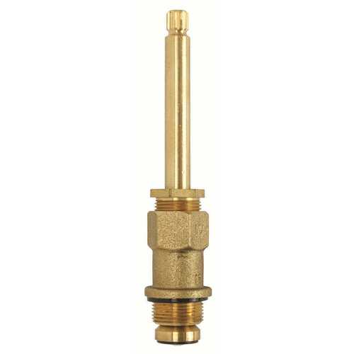 Faucet Stem Hot/Cold, 12-Point Brass