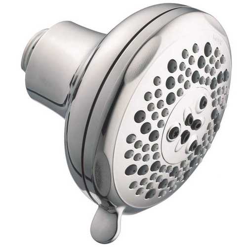 Moen 3855EP Eco 5-Spray 4 in. Single Wall Mount Fixed Shower Head in Chrome