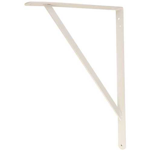 Everbilt 14835 18 in. x 16 in. White Heavy Duty Shelf Bracket Pack of 8