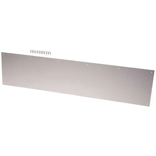 8 in. x 34 in. Satin Aluminum Kick Plate Pack of 3