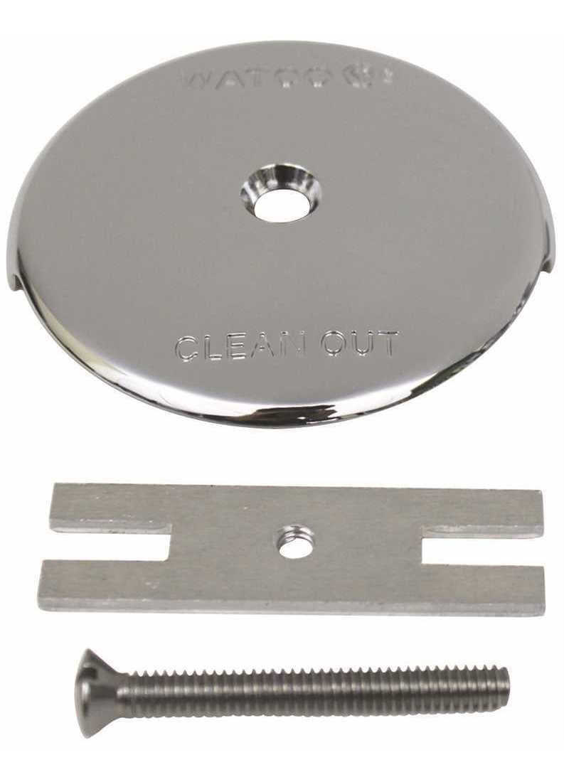 Watco 18003 Cp 1 Hole Bathtub Overflow Plate Kit In Chrome Plated