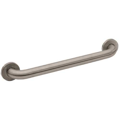 Premium Series 18 in. x 1.5 in. Grab Bar in Satin Stainless Steel (21 in. Overall Length)