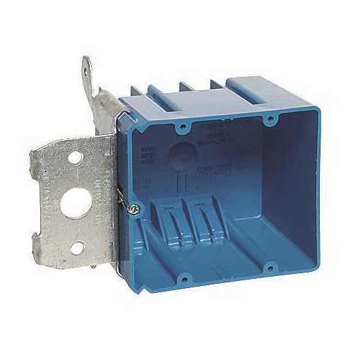 Carlon B234ADJC 2-Gang 34 cu. in. Adjustable PVC Electrical Box with ...