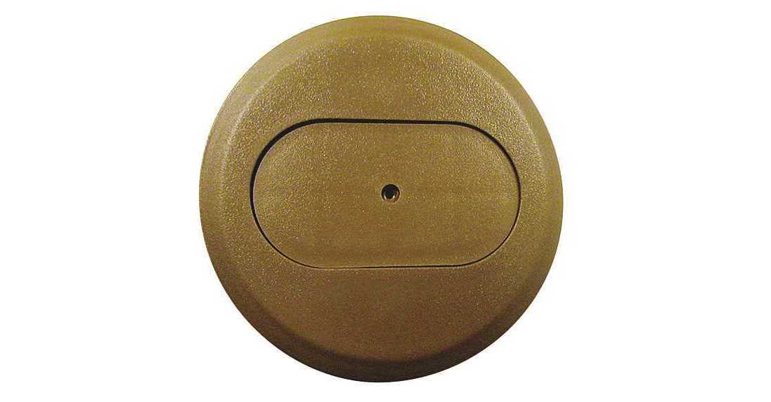 Carlon E97dsc 1 Gang Floor Box Cover Duplex Receptacle Caramel