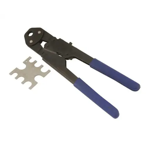 ROSTRA TOOL CO SP2452 Works on pex and polybutylene Adjustable full circle Comfort grip handles With gauge for checking band diameter