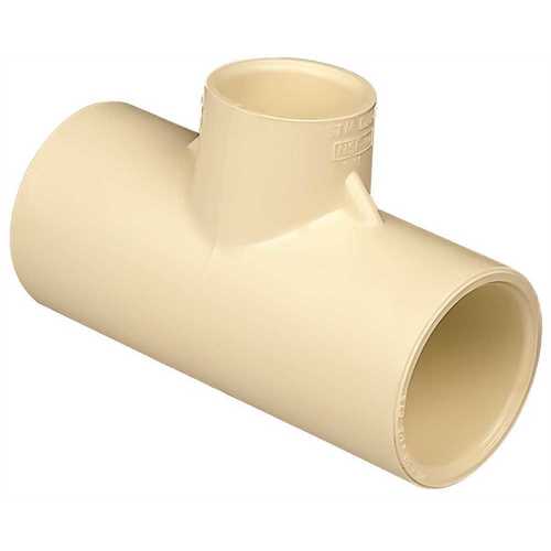 3/4 in. x 3/4 in. x 1/2 in. CPVC CTS Slip x Slip x Slip Reducer Tee Cream