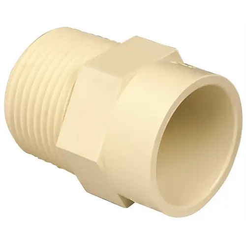 1 in. CPVC MIP Adapter Cream