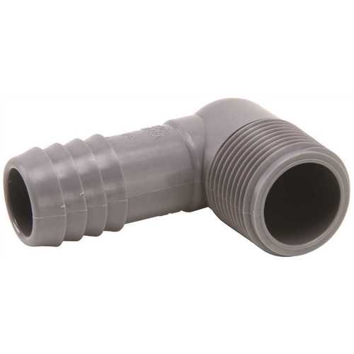 3/4 in. Polypropylene 90-Degree Insert x MPT Male Elbow