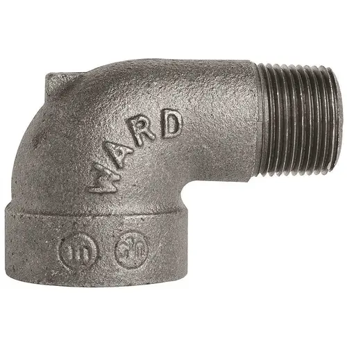 WARD MFG. 334008.E.BMSL BLACK MALLEABLE STREET ELBOW 90 DEG 3/4 IN