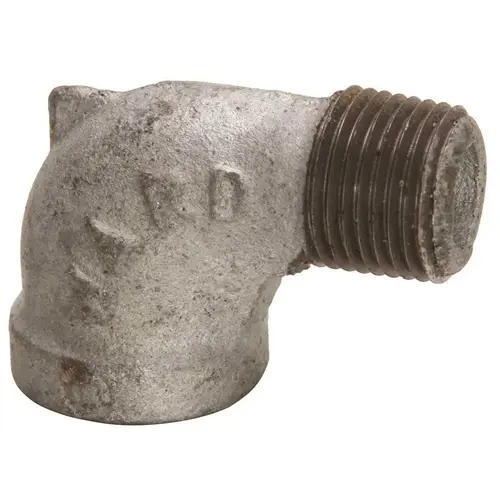 GALVANIZED STREET ELBOW 90 DEG 1/2 IN