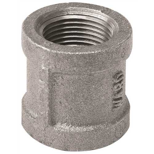 WARD MANUFACTURING MALLEABLE REDUCING COUPLING, BLACK, 3/4X1/2 IN