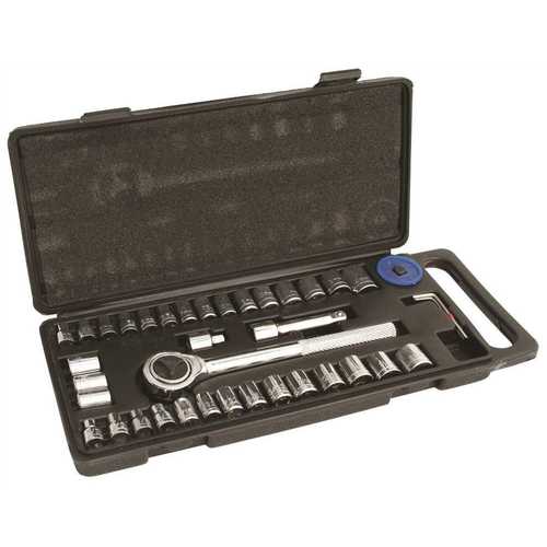 National Brand Alternative PSO40H Grreat Neck Pso40h Ratchet & Socket Set w/ Handle 40-piece