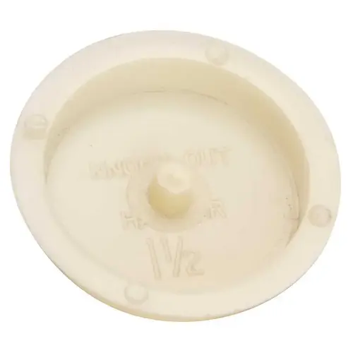 1-1/2 in. Plastic Plug-On Test Cap White