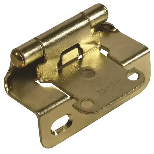 Anvil Mark 538015 Self-Closing Cabinet Hinge, 2-1/4 in., Polished Brass - Pair