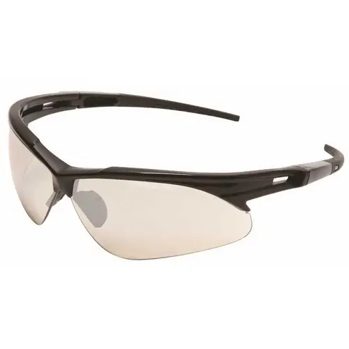 LegendForce K-01-C OUTDOOR SAFETY GLASSES, BLACK FRAME, UV REFLECTIVE LENS