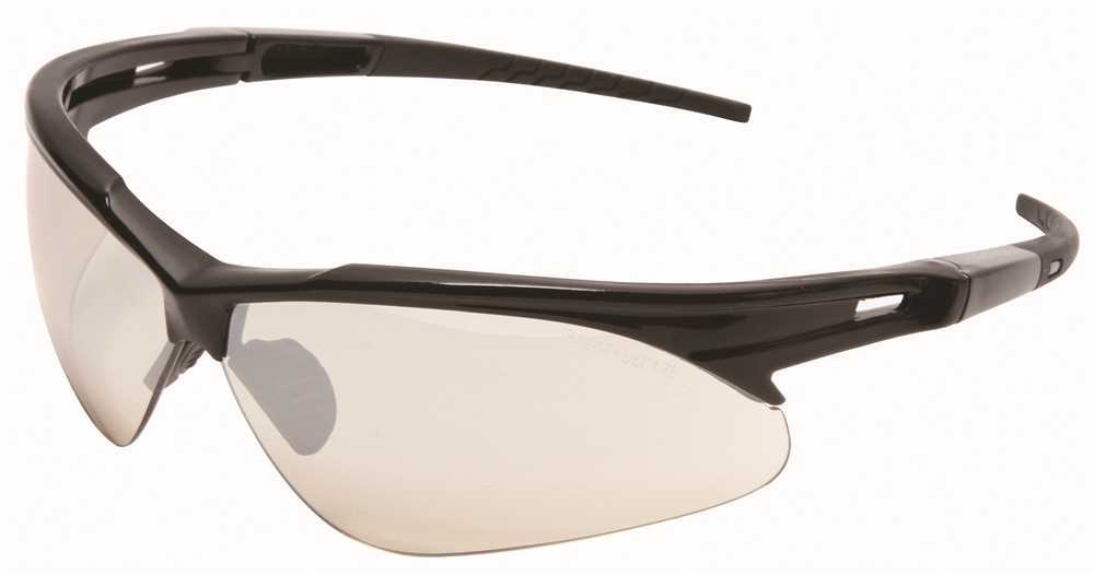 LegendForce K-01-C OUTDOOR SAFETY GLASSES, BLACK FRAME, UV REFLECTIVE LENS