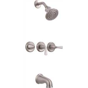 Premier 834cx 3004 Sanibel 3 Handle 1 Spray Tub And Shower Faucet