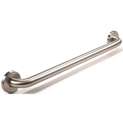 Premium Series 42 in. x 1.25 in. Grab Bar in Satin Stainless Steel (45 in. Overall Length)