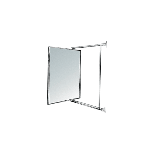 11" x 11" Chrome Swing-N-Vue Double Hinged Mirror